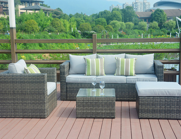 Outdoor rattan sofa sets furniture